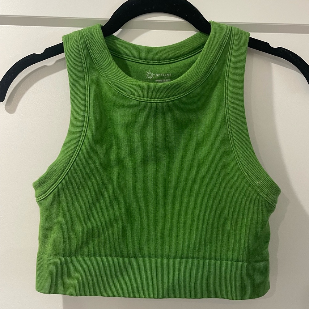 Aerie Green Athletic Tank Top
